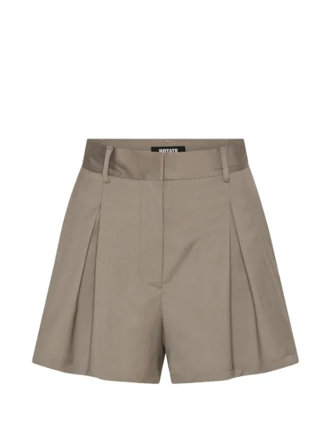 ROTATE BIRGER CHRISTENSEN high-waisted pleated shorts