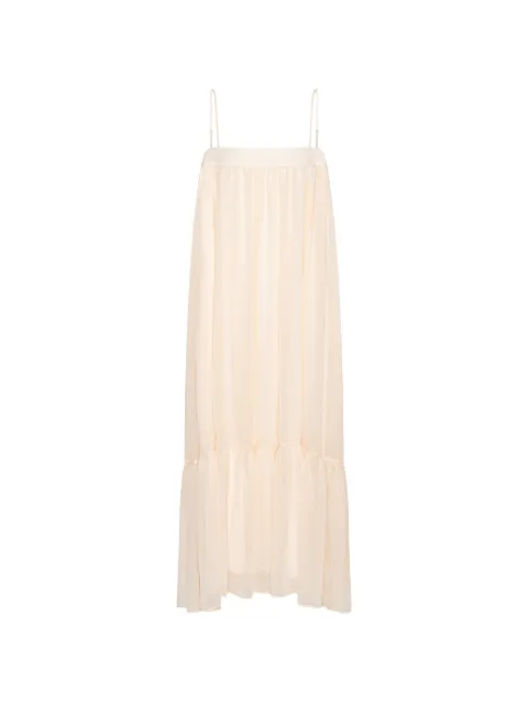 ROTATE BIRGER CHRISTENSEN chiffon A-line midi dress