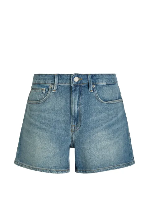 Good American five-pocket denim shorts
