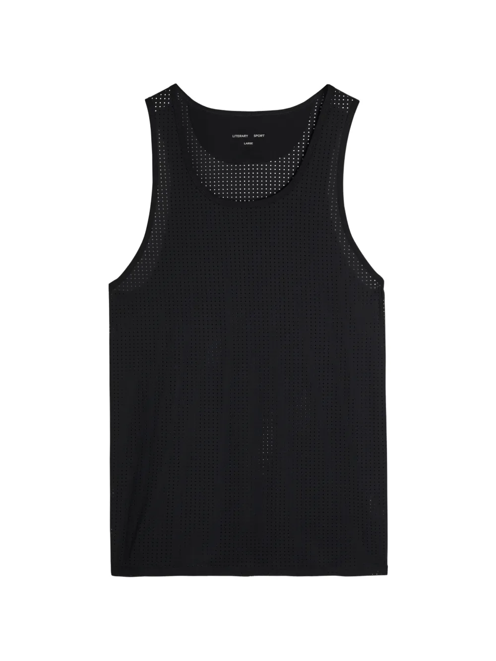 Literary Sport perforated design vest - Nero