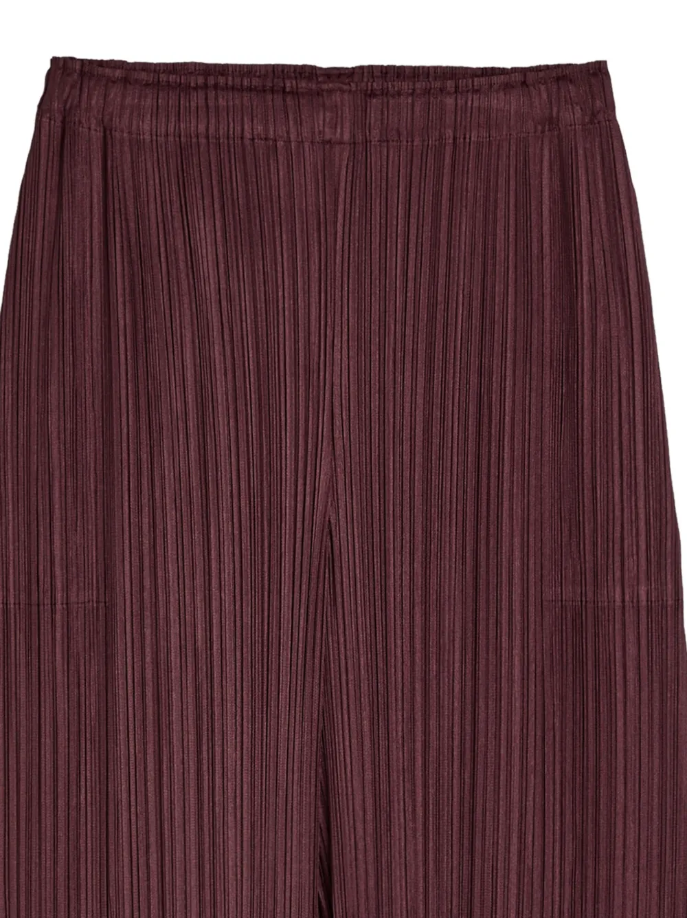 Pleats Please Issey Miyake Geplooide broek Rood