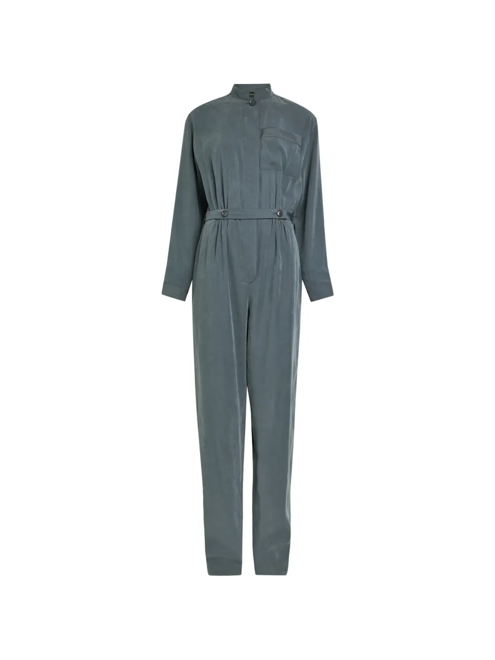 Emporio Armani washed twill jumpsuit - Blu
