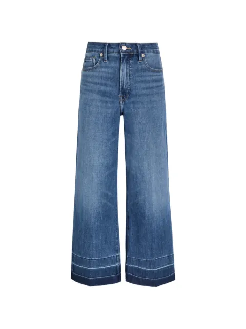 Good American wide-leg panelled jeans