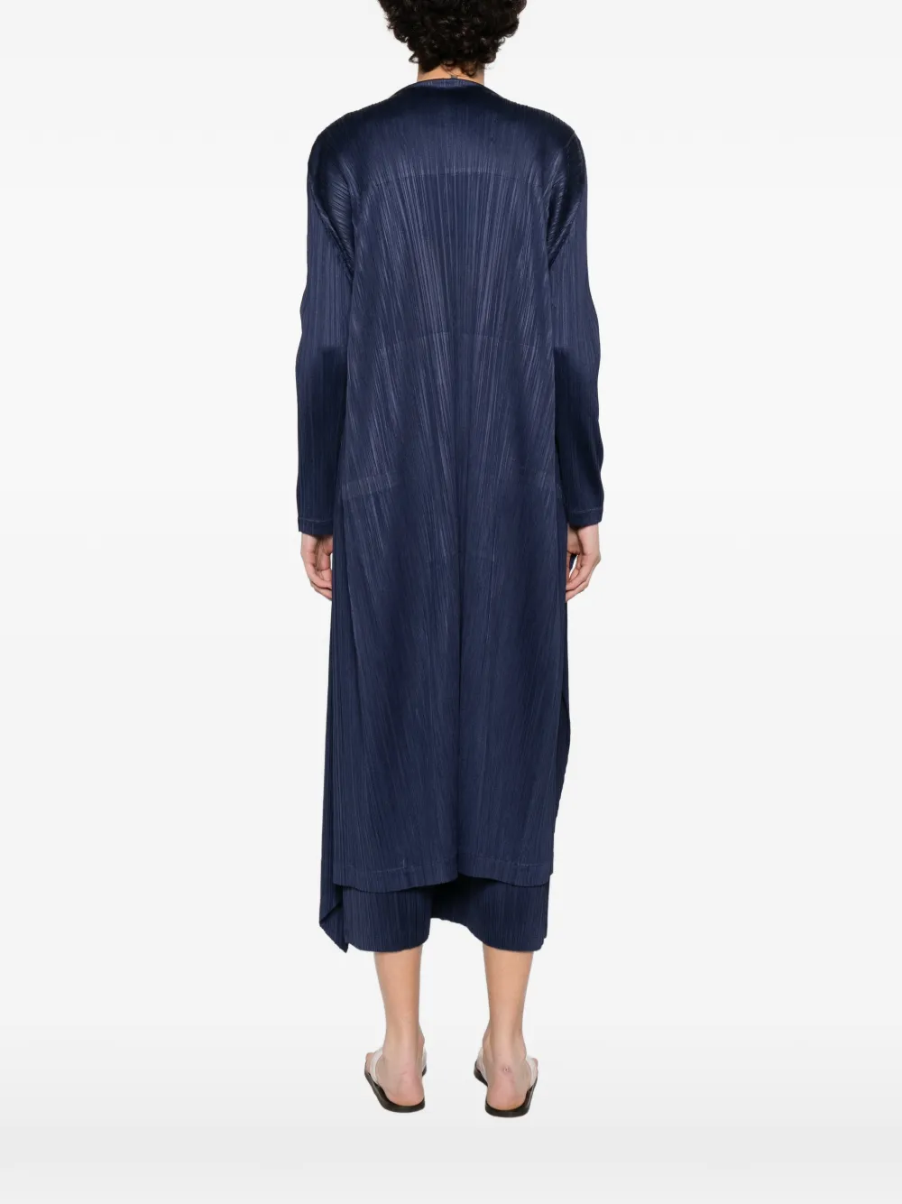 Pleated Wrap Coat