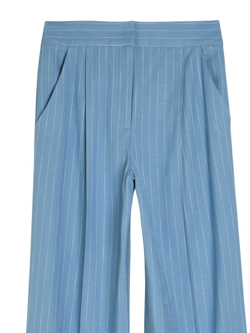 Veronica Beard Heyser broek met wijde pijpen Blauw