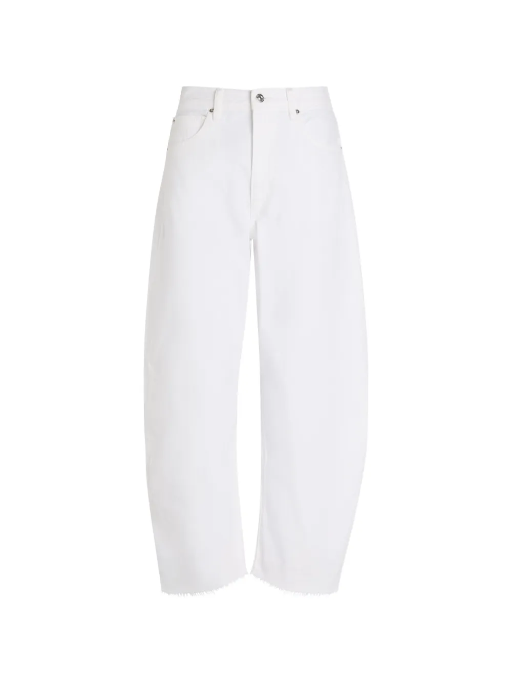 FRAME The Bubble Crop trousers - Bianco