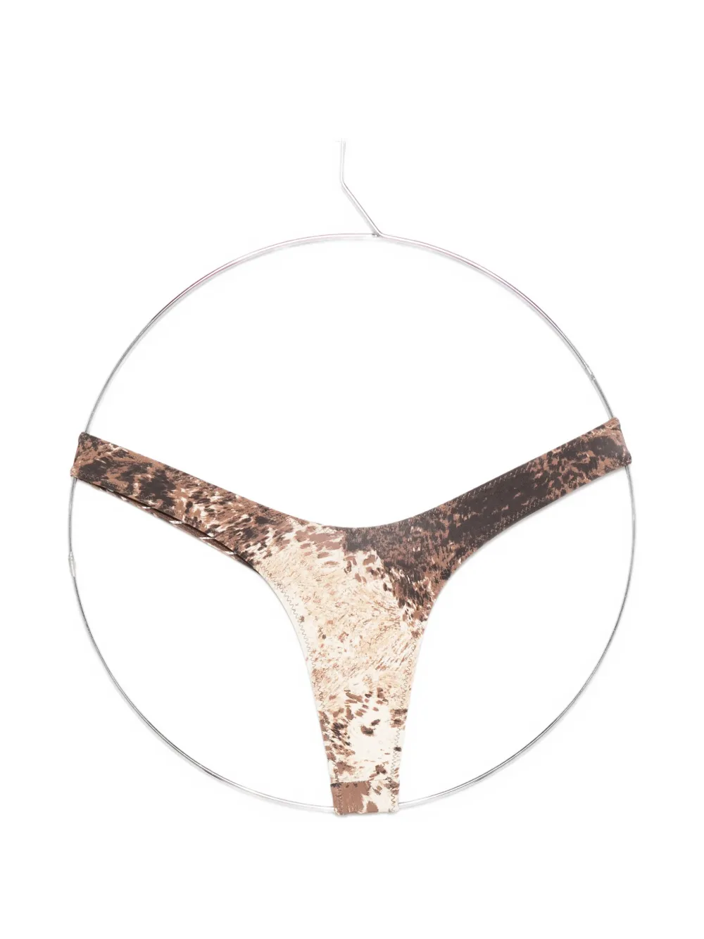 Frankies Bikinis Full Moon reversible bikini bottom - Marrone
