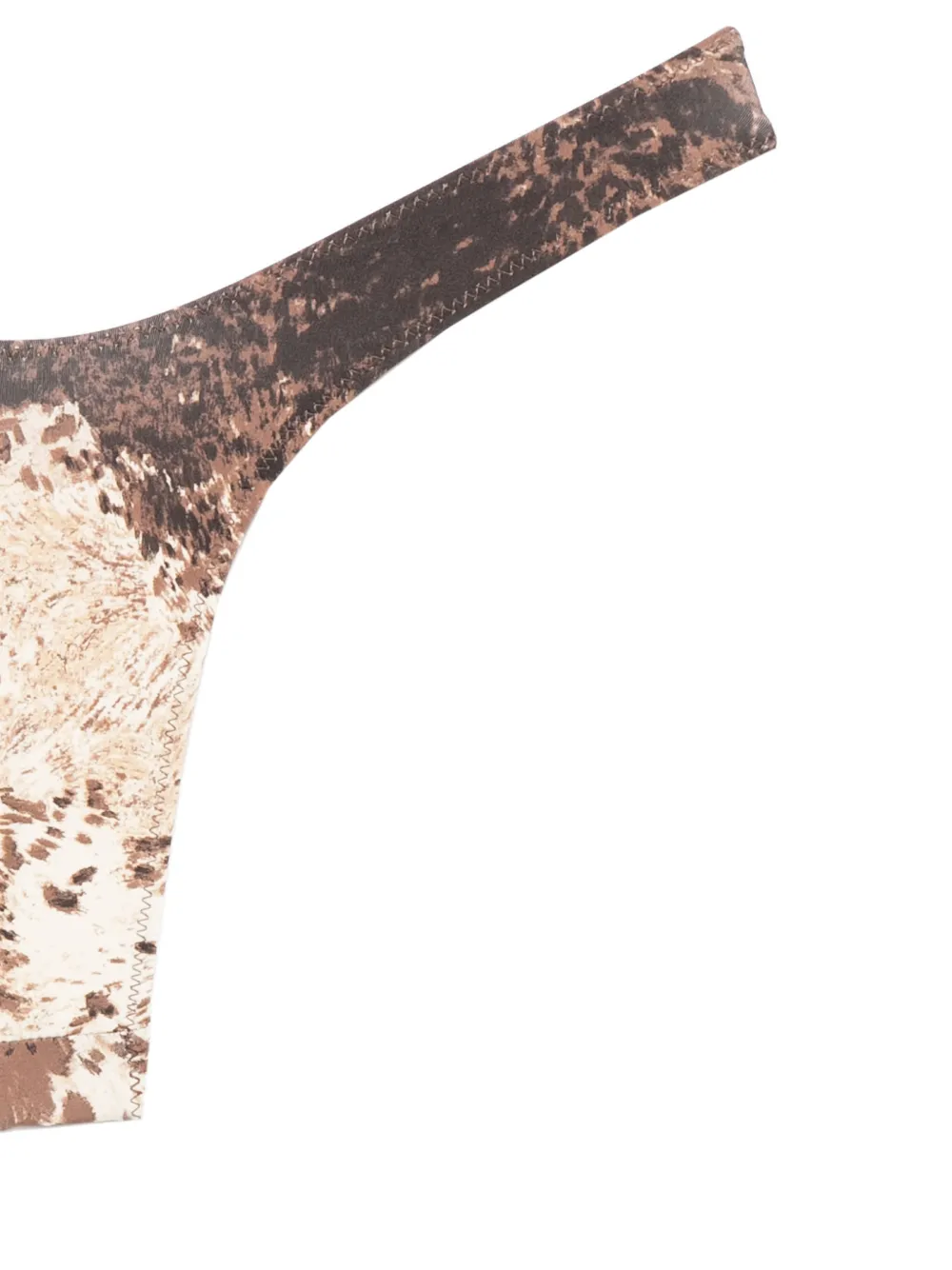  Frankies Bikinis Full Moon Reversible Bikini Bottom - Brown 