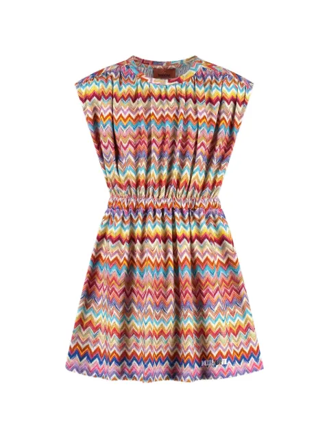 Missoni Kids zigzag-pattern dress