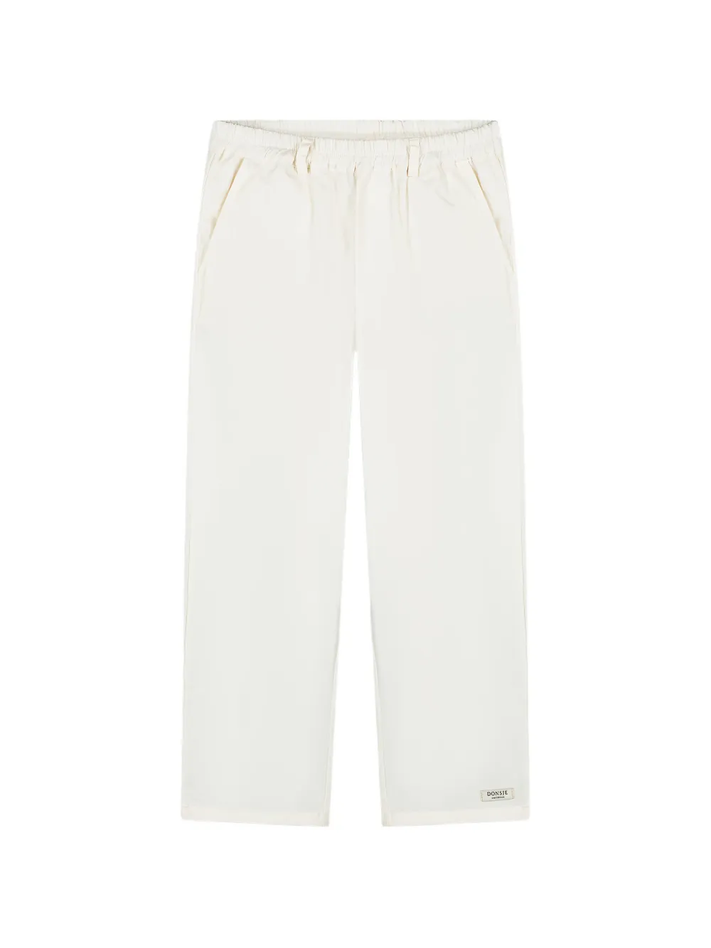 Donsje Pantaloni con bottoni - Bianco