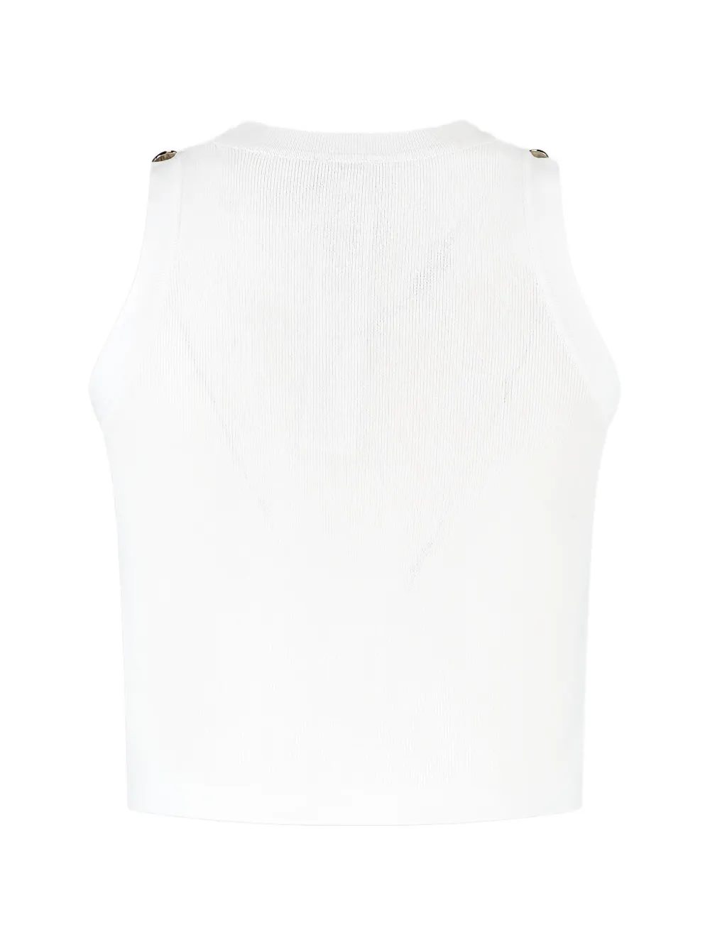  Twinset Kids Button Sleeveless Top - White 