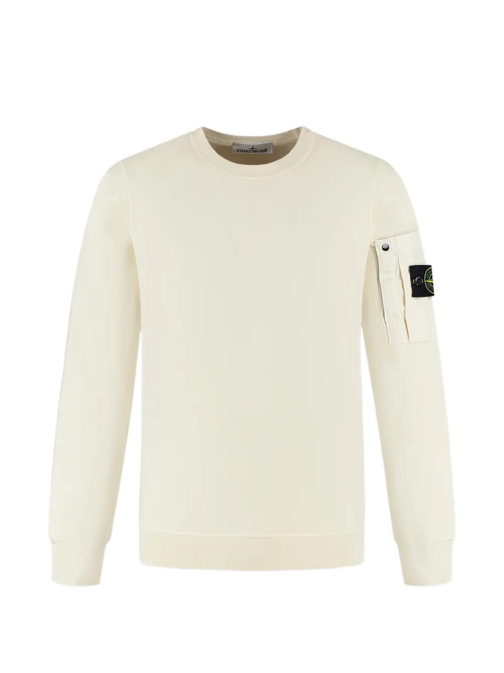 Stone Island pocket crew-neck sweatshirt - Bianco