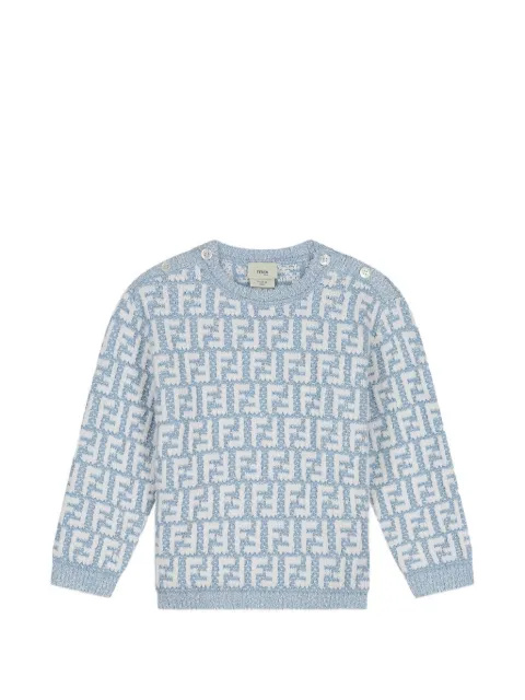 Fendi Kids button patterned top