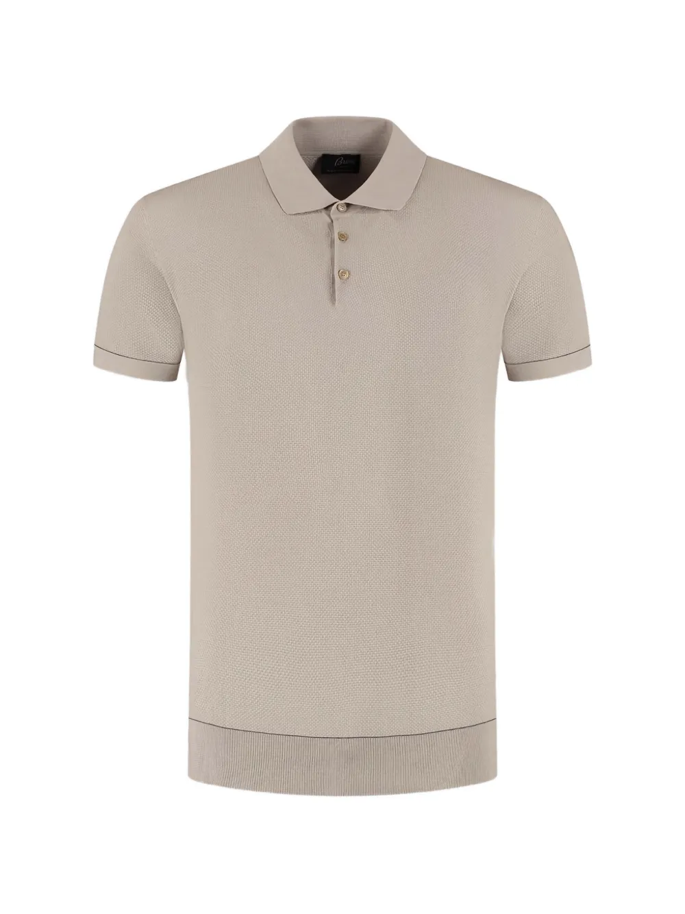 Brioni short-sleeve polo shirt - Toni neutri