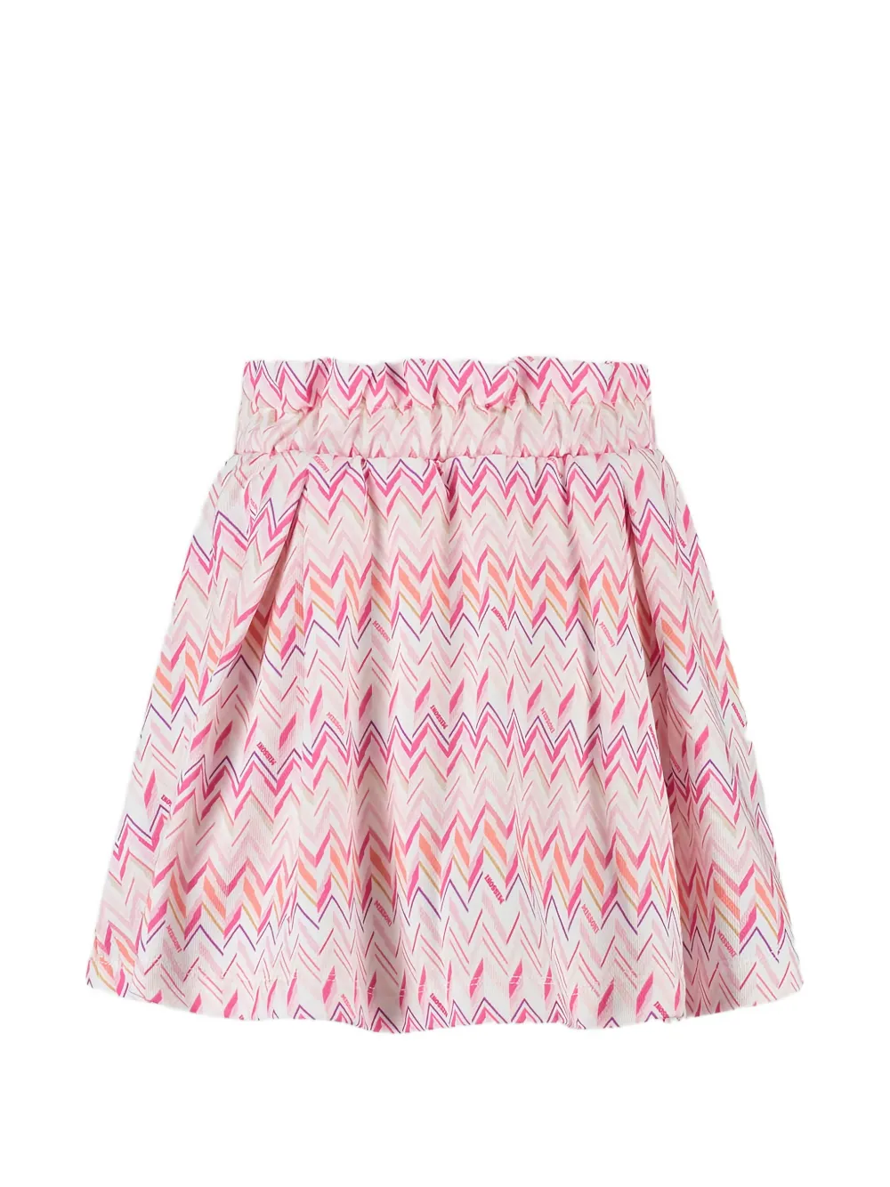  Missoni Kids Zigzag-pattern Skirt - Pink 