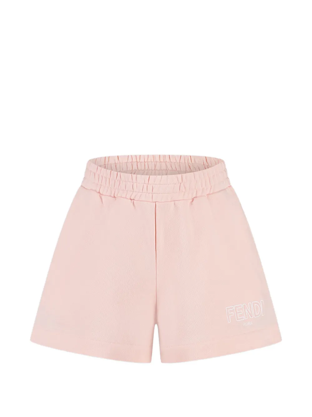 Fendi Kids elasticated-waist shorts - Rosa