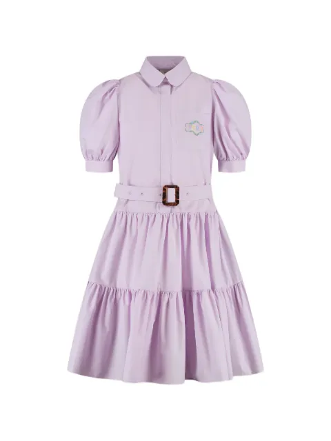 Fendi Kids puff-sleeve dress