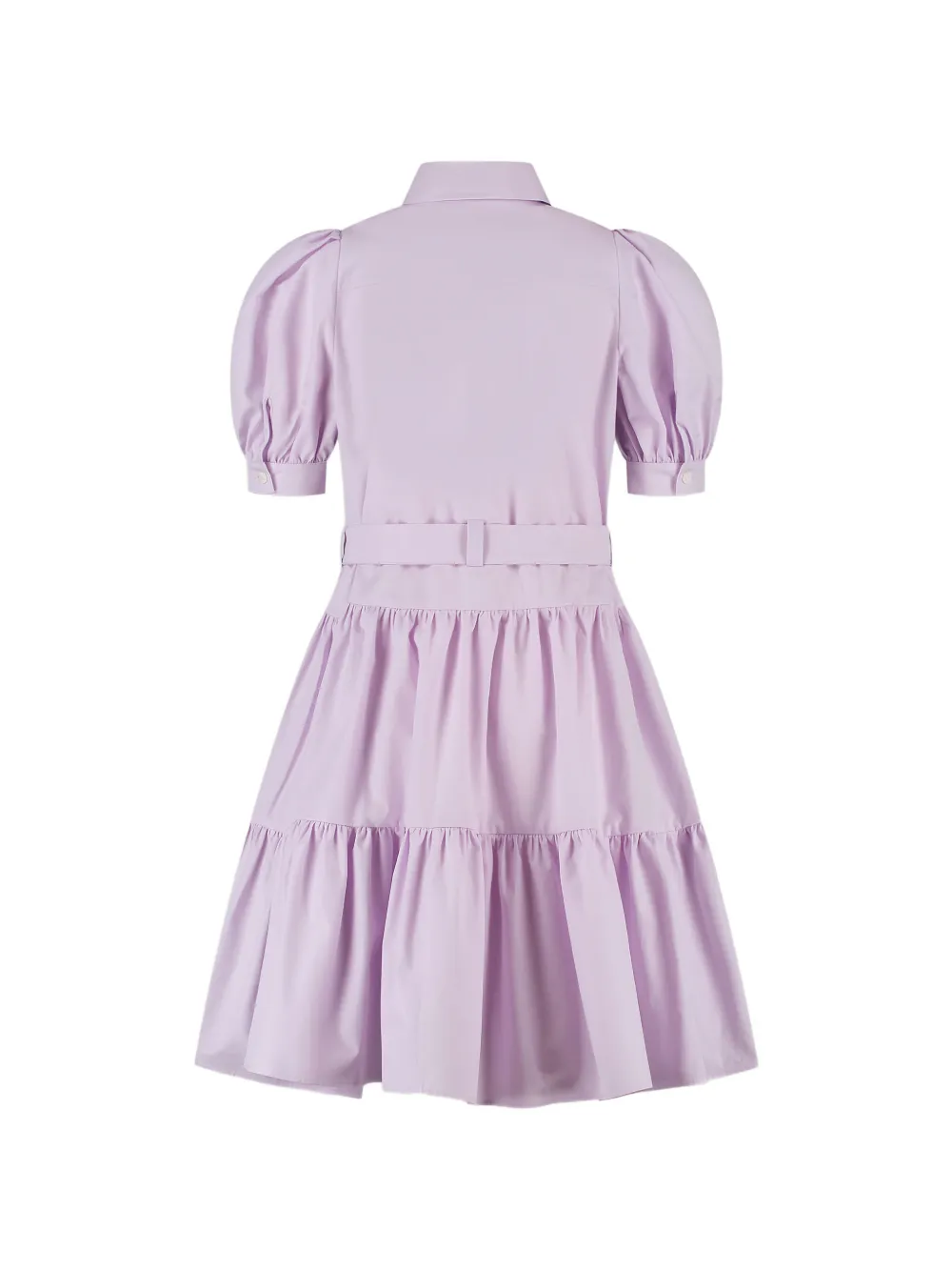 Fendi Kids Jurk met pofmouwen Paars