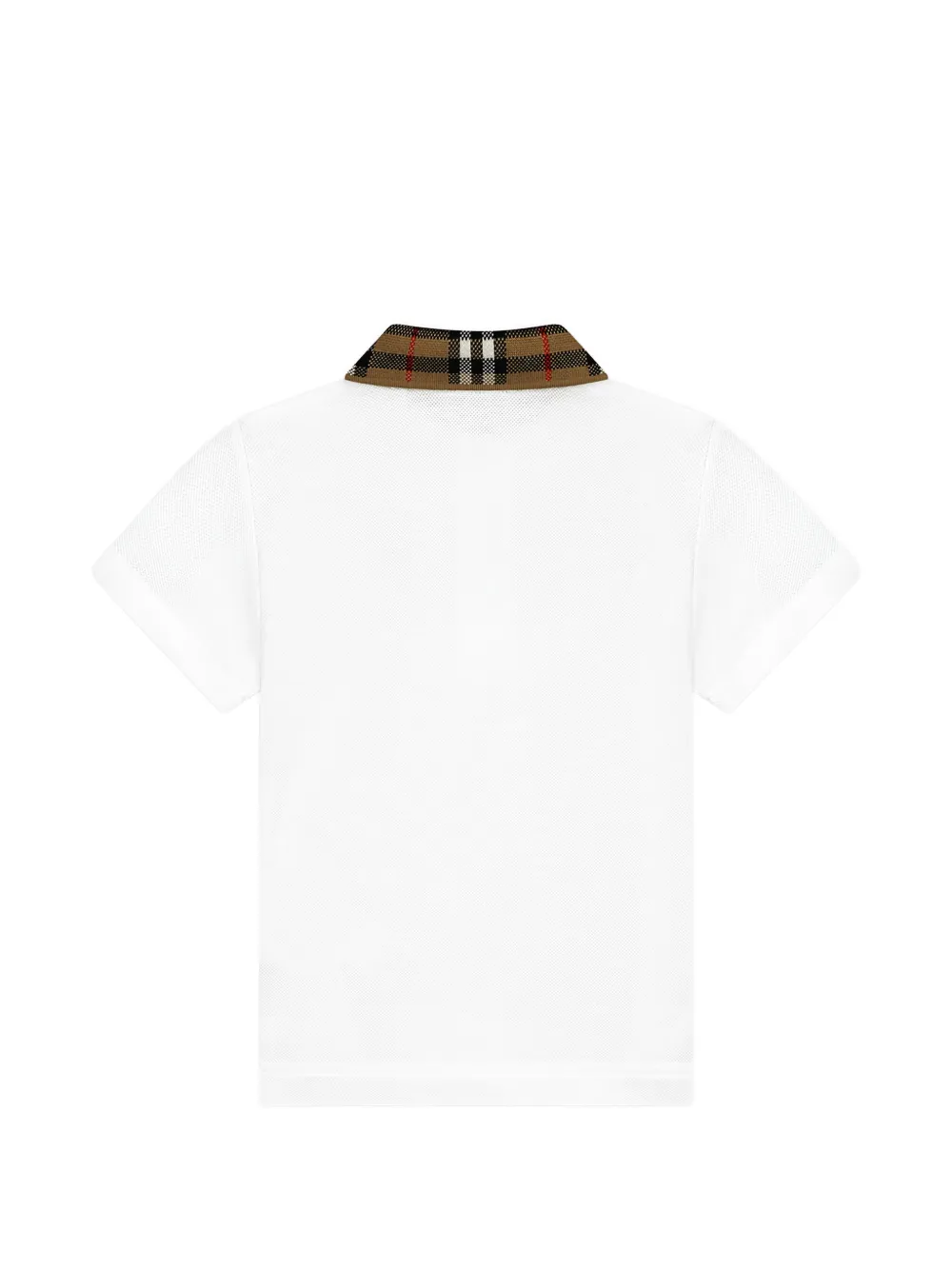 Check-Collar Polo Shirt