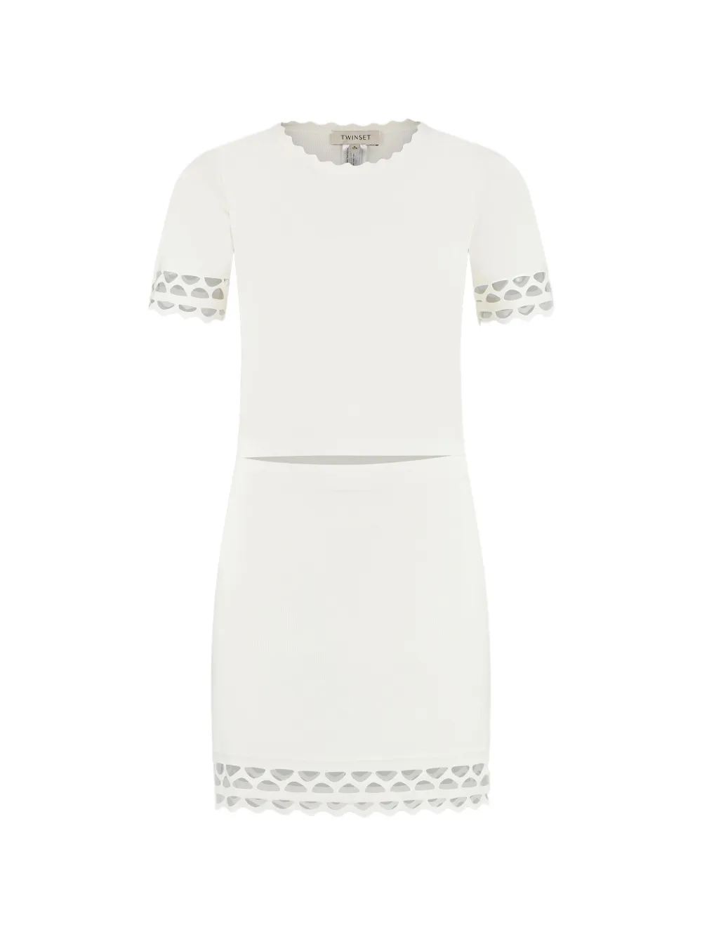 TWINSET Kids short-sleeve dress - Bianco