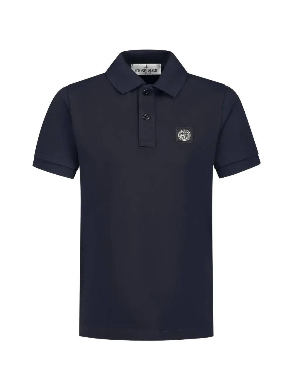 Stone Island Junior patch polo shirt - Blu