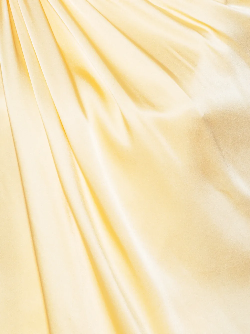 ROTATE BIRGER CHRISTENSEN Chiffon top met cape Geel