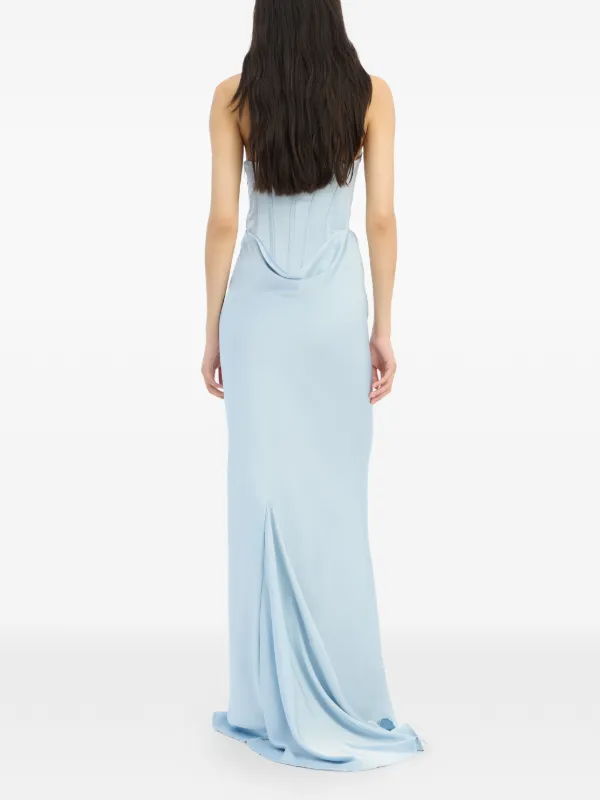 zara short stretch knit dress Satin Corset Maxi 40 style-number: 99WD31