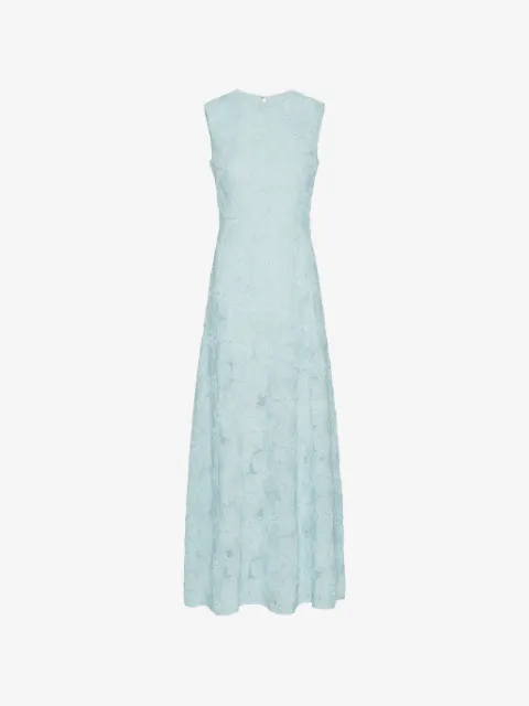 ROTATE BIRGER CHRISTENSEN mesh maxi dress