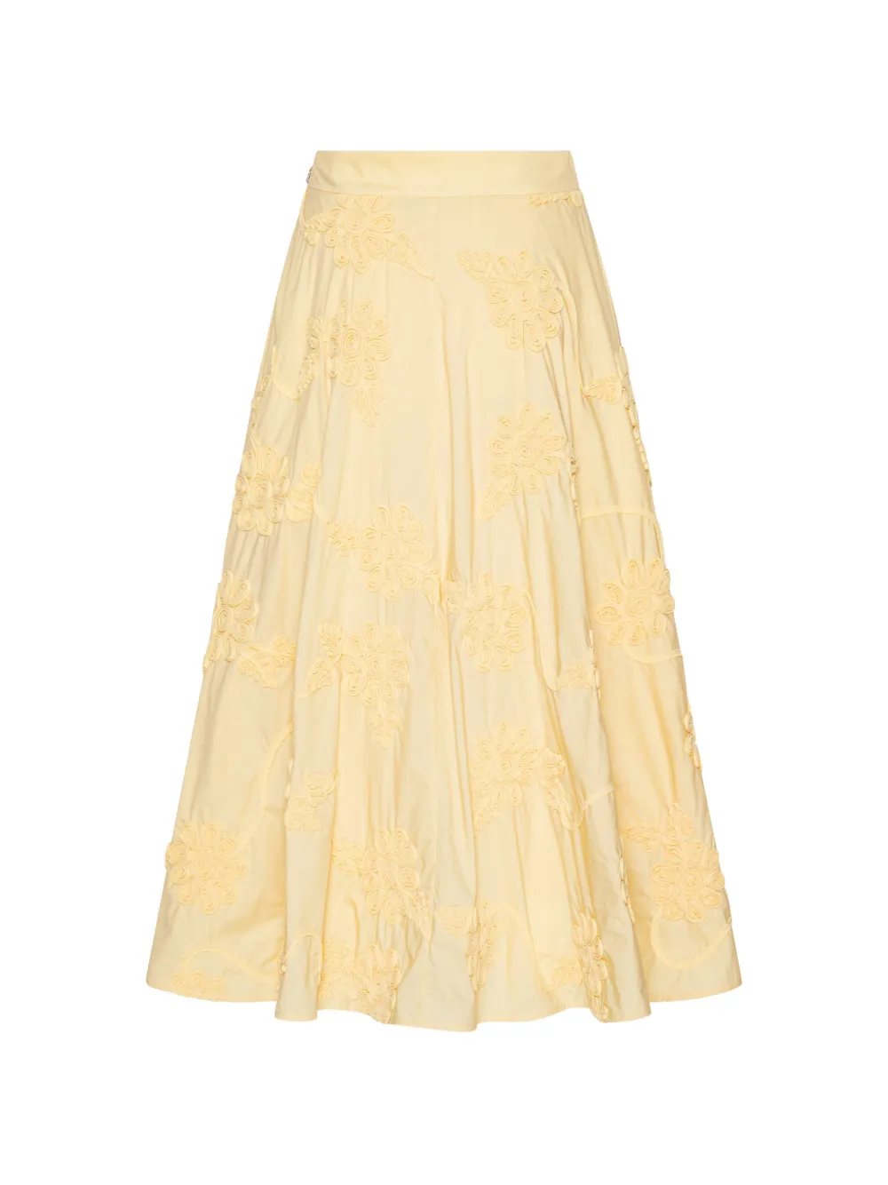 ROTATE BIRGER CHRISTENSEN Maxi-rok met bloemenprint Geel