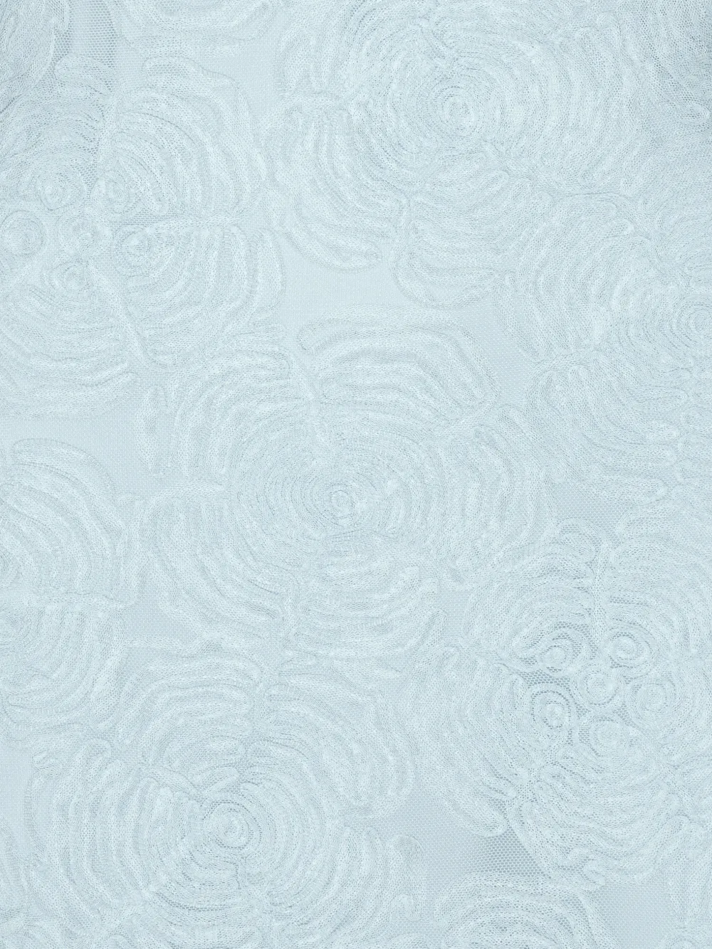 ROTATE BIRGER CHRISTENSEN Mini-jurk met mesh en bloemenprint Blauw