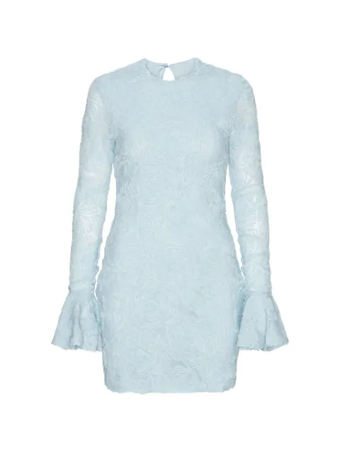ROTATE BIRGER CHRISTENSEN floral-mesh mini dress