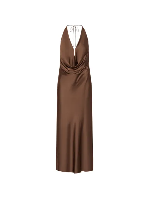 ROTATE BIRGER CHRISTENSEN halterneck maxi dress