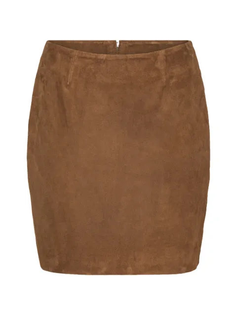 ROTATE BIRGER CHRISTENSEN suede mini skirt