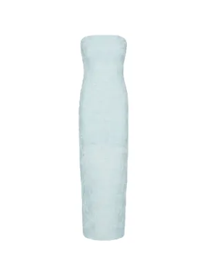 asymmetric multi strap ruffle detail maxi dress in white Catalina Tiered Ruffle Maxi Dress White main image 1