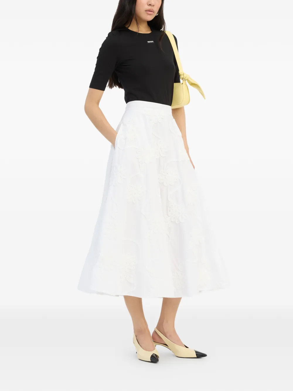 Flower Maxi Skirt