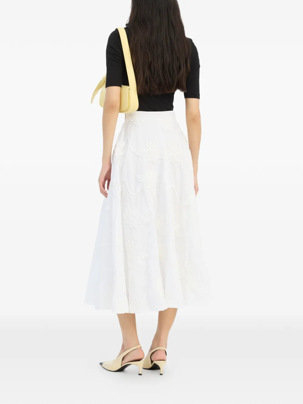 Flower Maxi Skirt