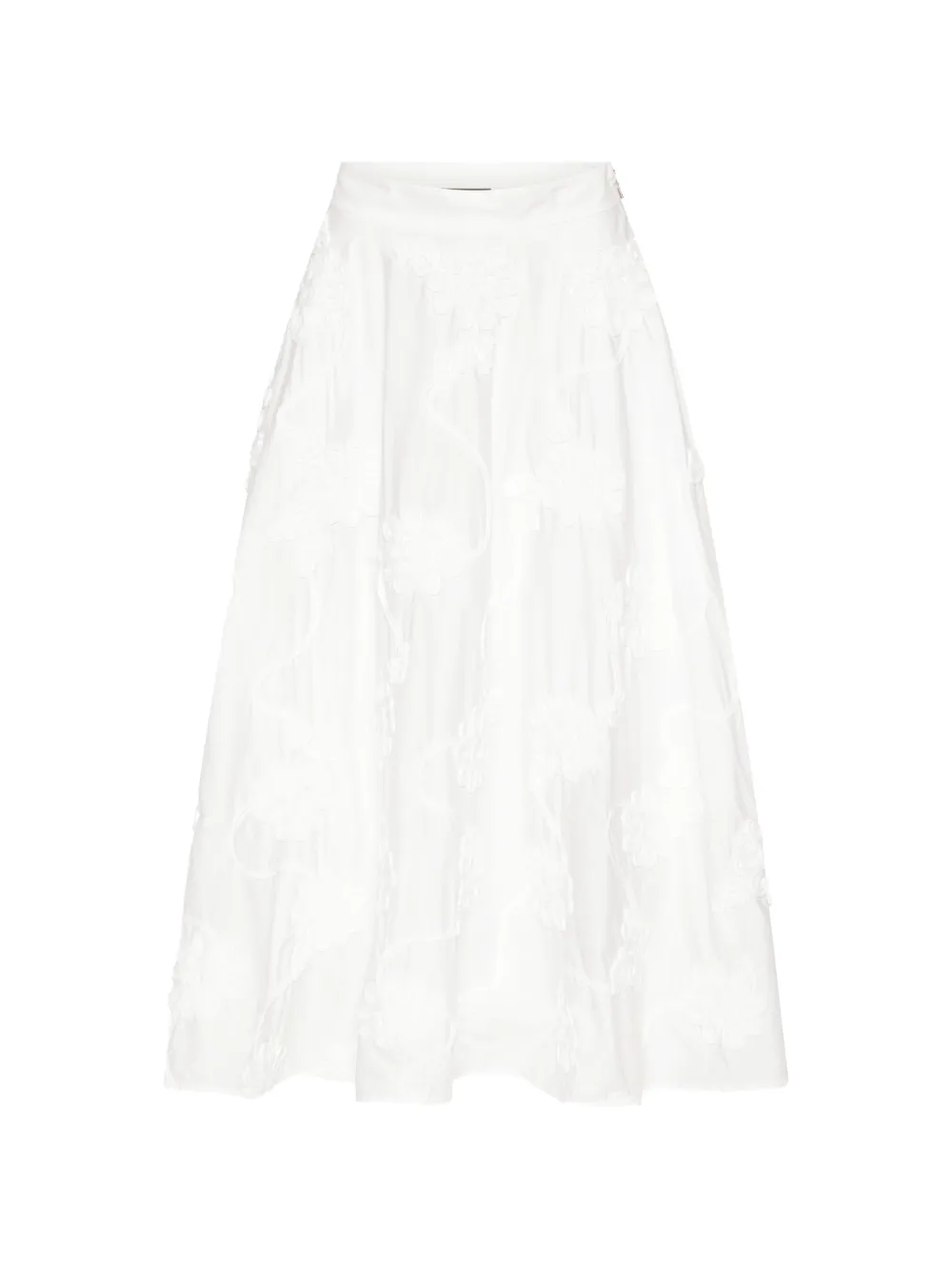 ROTATE BIRGER CHRISTENSEN Flower Maxirock - Weiß