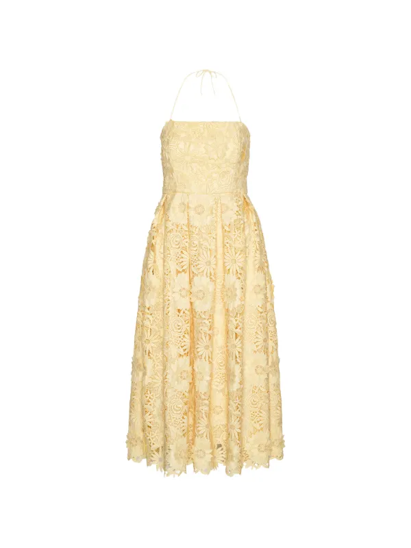 rotate lace midi dress Rotate By Birger Christensen Lace Midi Dress