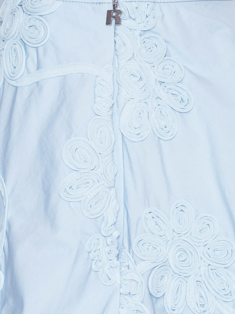 ROTATE BIRGER CHRISTENSEN Mini-rok met bloem Blauw