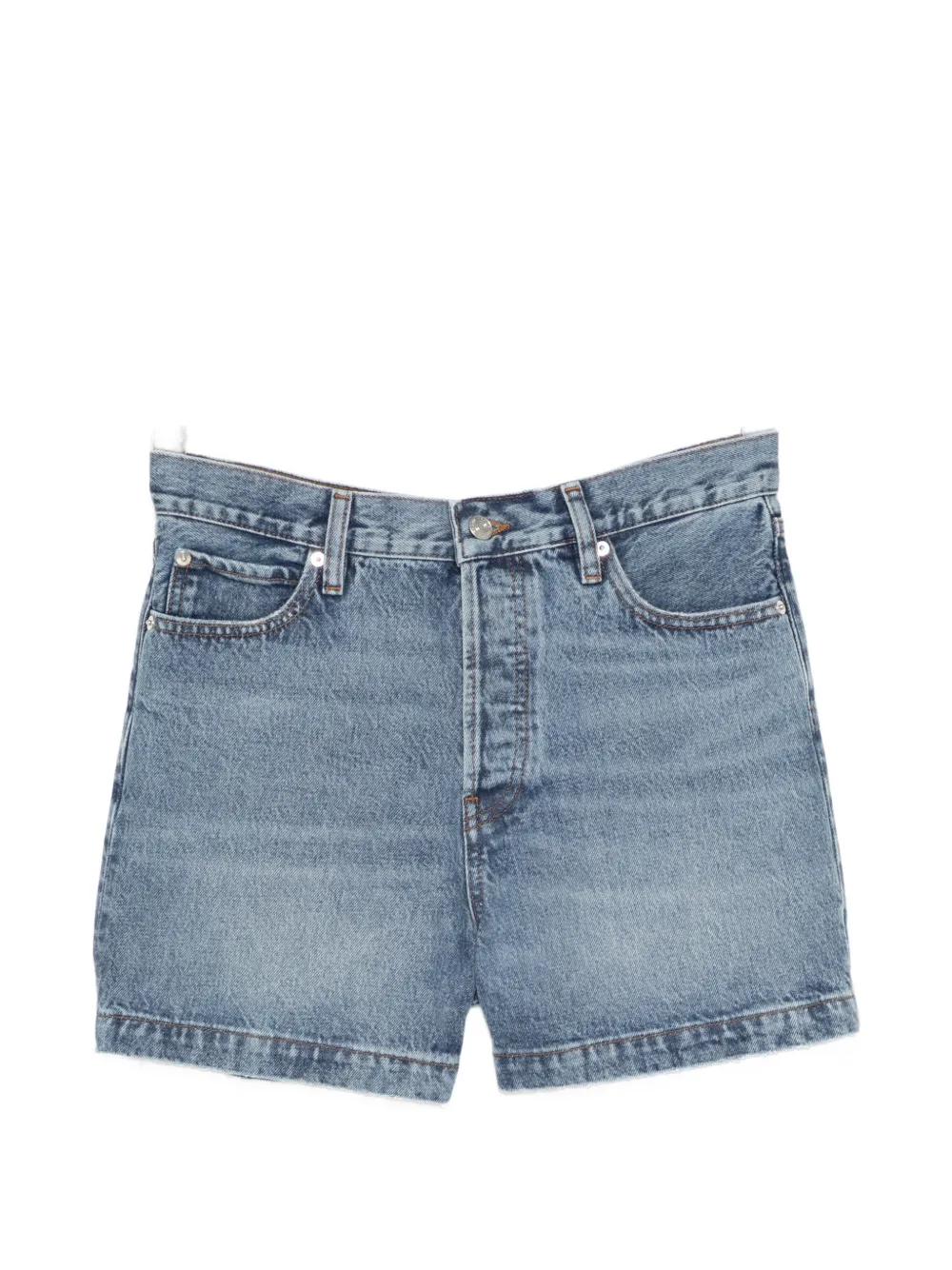 FRAME The everyday denim shorts - Blau