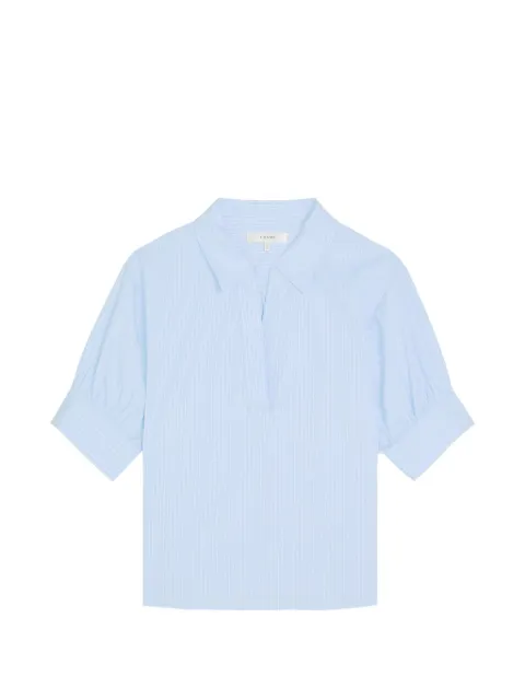 FRAME The V-neck Popover top