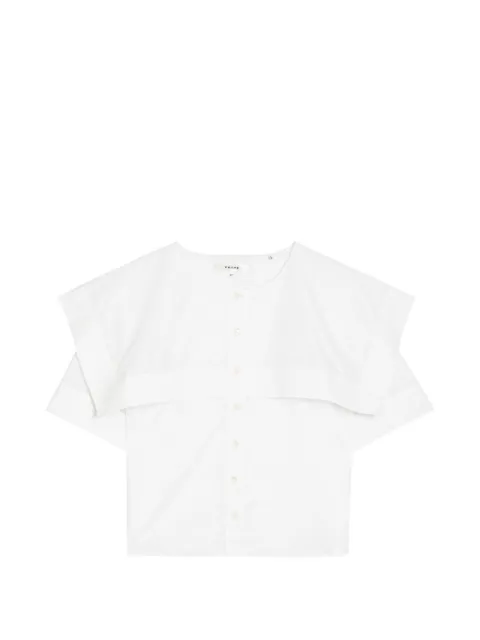 FRAME The Sleek Cape short-sleeves shirt