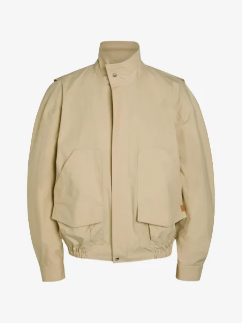 CALVIN KLEIN COLLECTION Donald funnel-neck flap-pocket jacket
