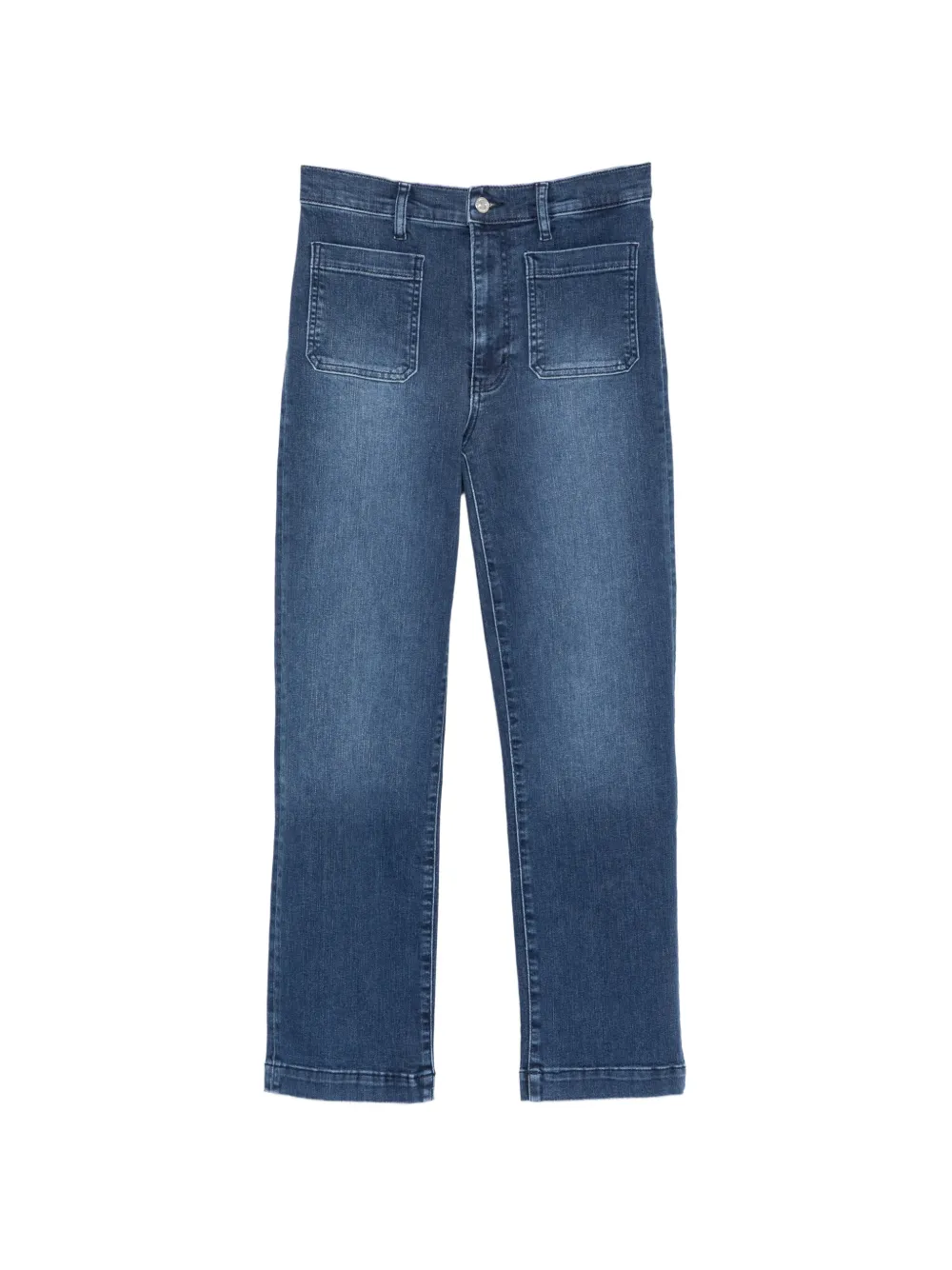 FRAME cropped jeans - Blu