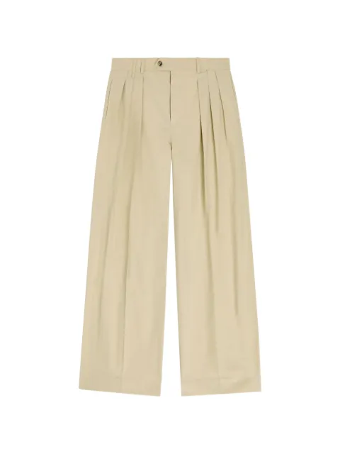 CALVIN KLEIN COLLECTION pleated wide-leg trousers