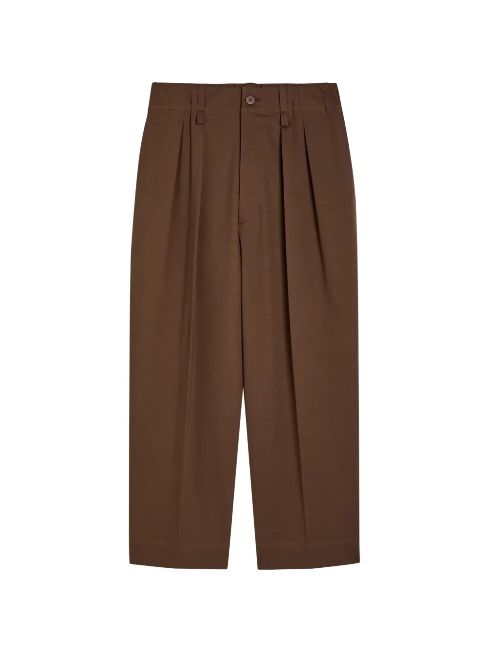 Issey Miyake pleated trousers - Marrone
