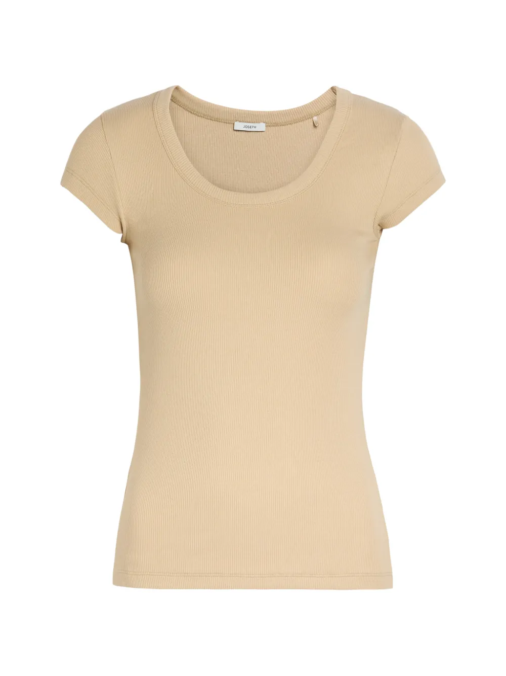 JOSEPH ribbed T-shirt - Toni neutri