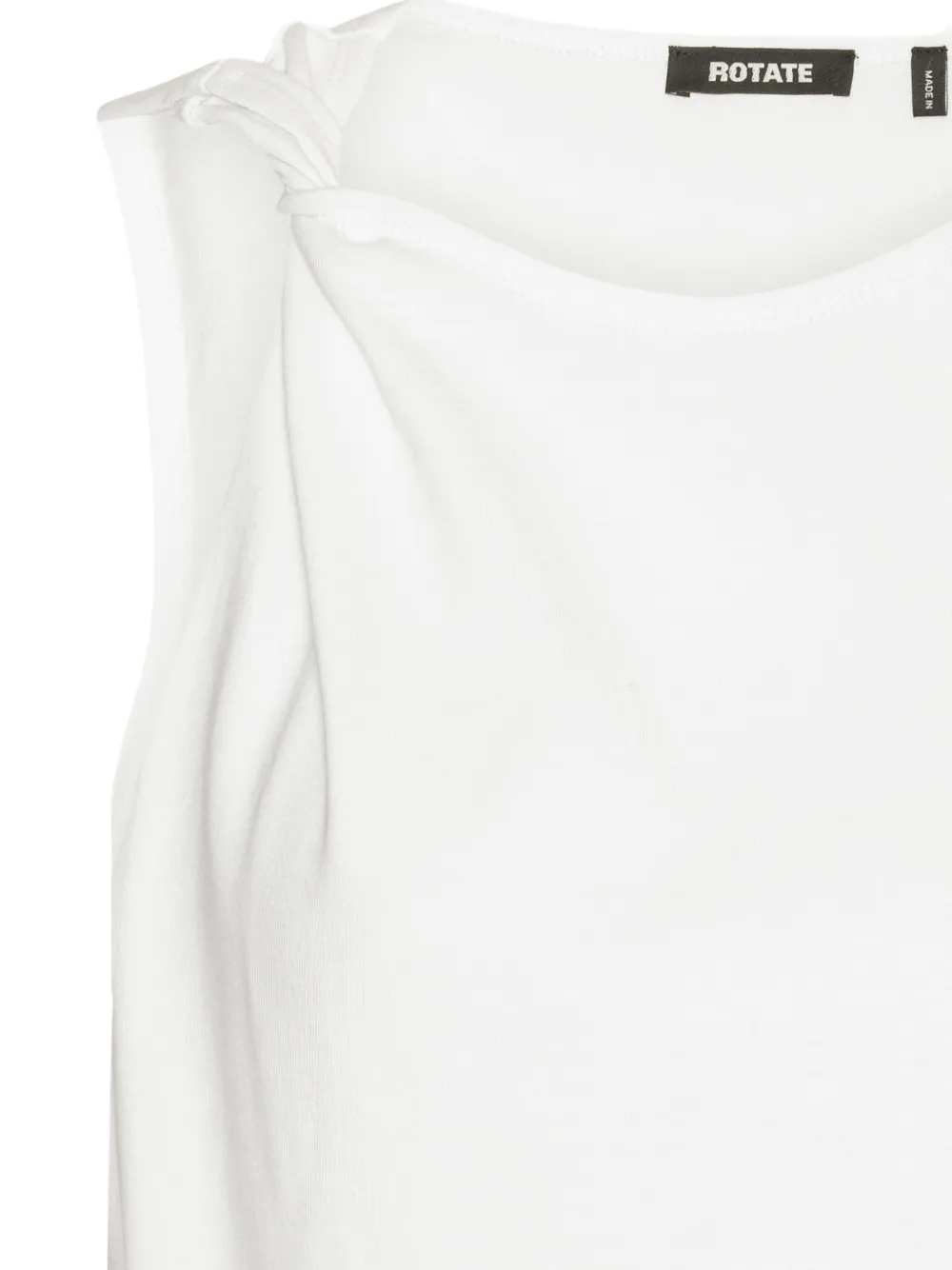 ROTATE BIRGER CHRISTENSEN Tanktop met gedraaid detail Wit