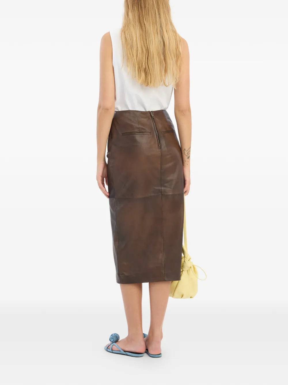 ROTATE BIRGER CHRISTENSEN Tanktop met gedraaid detail Wit