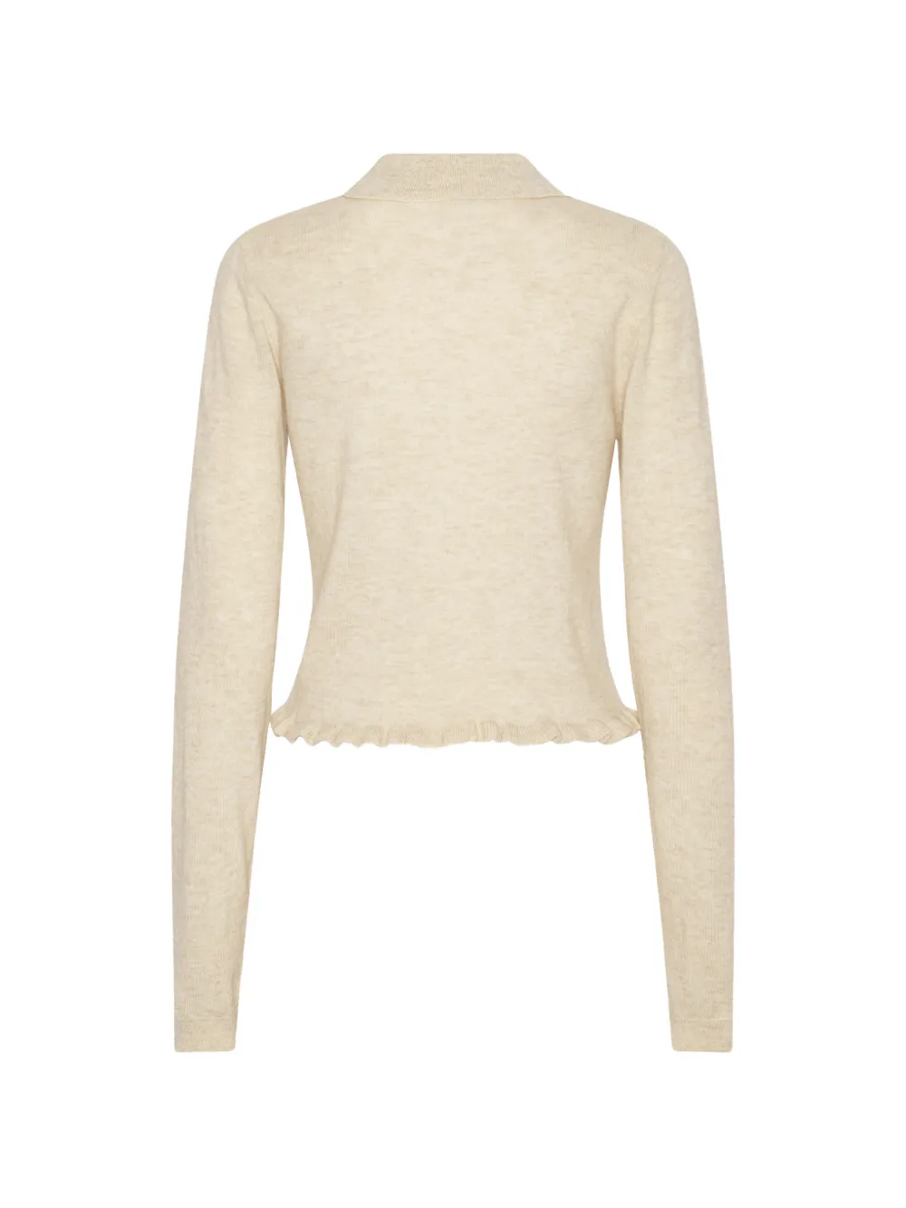  Rotate Birger Christensen Polo-collar Cardigan - Neutrals 
